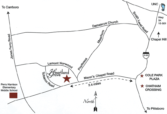 Heartland Grove map